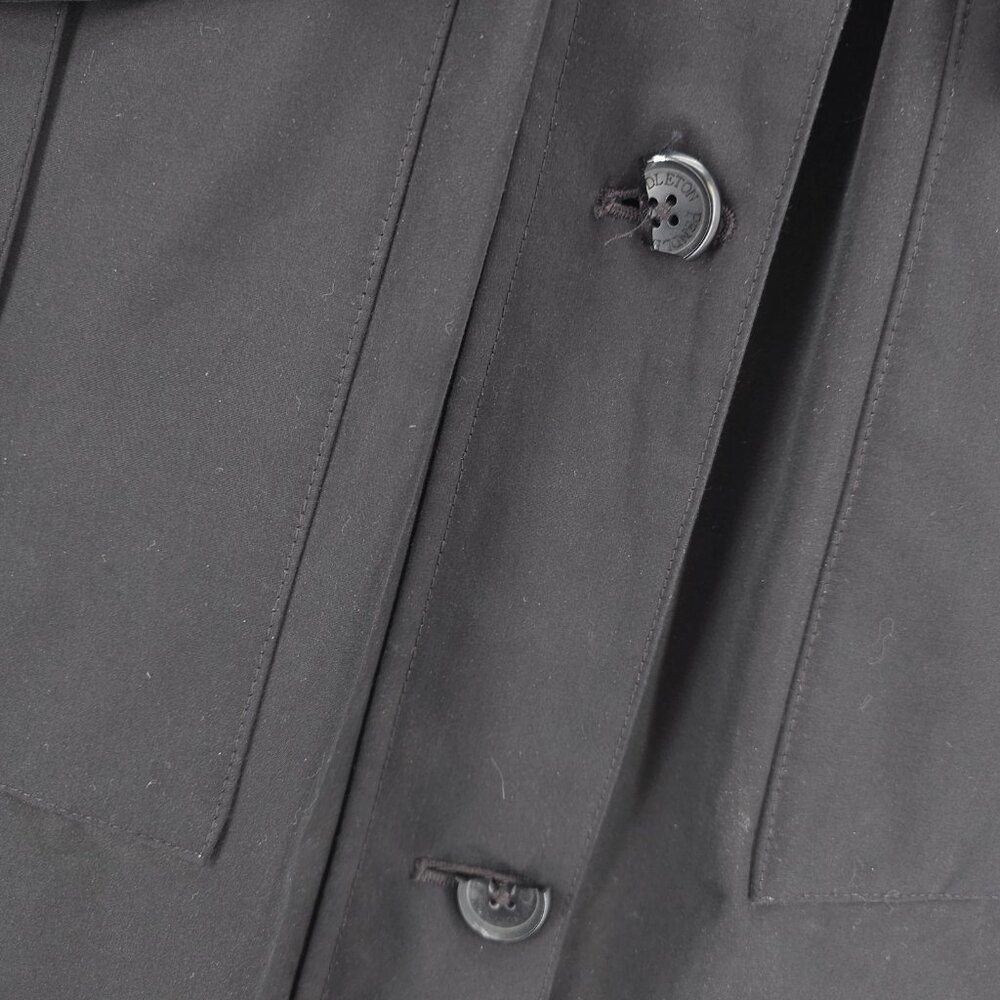 Pendleton Black Hooded Water-Resistant Trench Coat - Picture 3 of 12